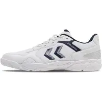 Hummel Chaussure de sport 'COURT CONTROL II' bleu marine / gris chiné / citron vert / blanc