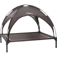 vidaXL , lit pour chien, 104 x 86 x 84,5 cm, acier, couleur marron
