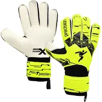 Precision Gants de gardien de but Fusion X Flat Cut Essential Junior taille 4 jaune