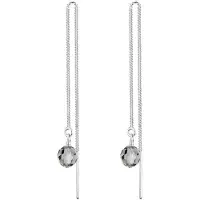 Elli Boucles d'oreilles gris / argent