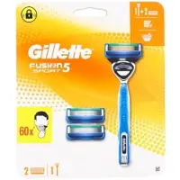 Gillette Fusion5 sport - scheerapparaat + 2 navulmesjes