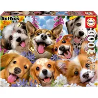 Educa Puzzle Doggy selfie 1000 pièces