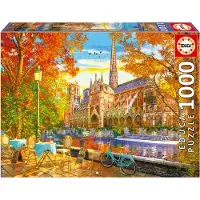Educa Automne Notre Dame Puzzle 1000 pièces