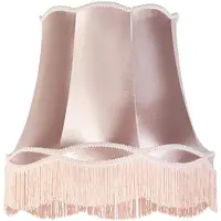 QAZQA Abat-jour en soie rose 45 cm - Granny