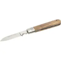 Bahco Couteau d'électricien, repliable, avec manche en bois - 2820ef1