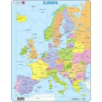 Selecta Play Puzzle Carte de l'Europe, 37 pièces.