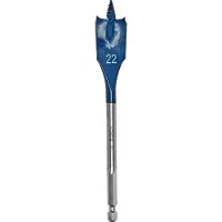Bosch 2 608 595 492, Perceuse, Foret plat, 2,2 cm, 152 mm, Pour plaques de plâtre, Bois, Emmanchement hexagonal