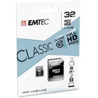 Emtec ECMSDM32GHC10CG mémoire flash 32 Go MicroSD Classe 10
