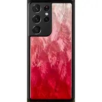 Ikins case for Samsung Galaxy S21 Ultra pink lake black (Samsung Galaxy S21 Ultra), Coque pour téléphone portable, Rose, Pink, Noir
