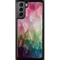 Ikins case for Samsung Galaxy S21+ water flower juodas (Samsung Galaxy S21+), Coque pour téléphone portable, Noir