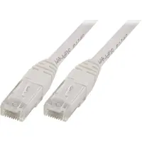 Deltaco V10-TP - 10 m - RJ-45 - RJ-45 - blanc (U/UTP, CAT5e, 10 m)