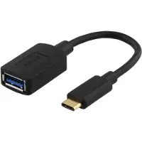 Deltaco USBC-1204 Câble USB A (0.15 m, USB 3.2 Gen 1)