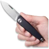 Acta Non Verba ANV Z050, Z050-007BB, Sleipner, Dural Black Aluminium, couteau de poche