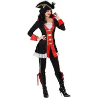 Atosa Pirate Costume Rouge XS-S Enfants