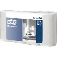 Tork Essuie-tout Plus 2 plis 20,4 m Blanc,5 pk x 4 rl/krt, Essuie-tout, Blanc