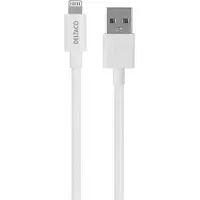 Deltaco Câble Lightning USB-A -Lightning, 2m, Apple C189 chipset, MFi, FSC marked package, white (2 m, USB 2.0)