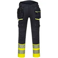 Portwest Pantalon Holster Dx4 Hi-vis Classe 1 Couleur : Jaune/noir Taille 36 -
