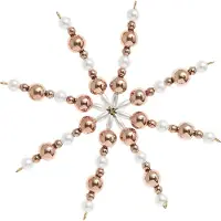 Folia Étoiles en perles Copper, 5 pièces