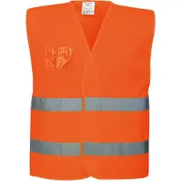 Portwest Gilet de sécurité Haute Visibilité semi-grillagé Ventilé Orange S - M