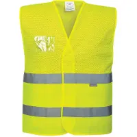 Portwest Gilet de sécurité Haute Visibilité semi-grillagé Ventilé