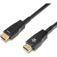 Deltaco - AOC Câble HDMI - Ultra High Speed Gecertificeerd - 20 mètres - Zwart (20 m), Câble vidéo, Noir