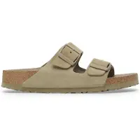 Birkenstock Mules Arizona Soft Footbed femmes - Kaki - 37