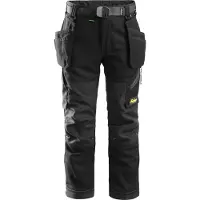 Snickers Workwear Flexi Work Pants Noir 116 cm Garçon