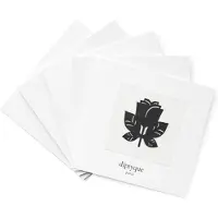 Diptyque Eau Rose Patch De Parfum - Autocollants parfumés pour le corps - Parfum floral - Noir