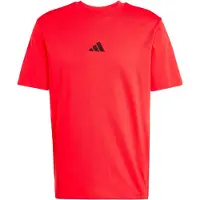 Adidas T-Shirt fonctionnel 'Essentials' rouge / noir
