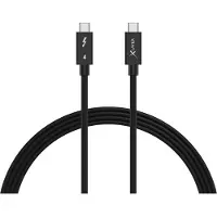 XLayer 220113 Thunderbolt 4 Kabel USB-C 1,0 m schwarz
