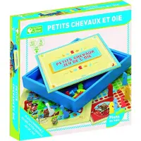 Jeujura Jeux en coffret bois 2 en 1