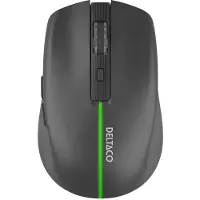 Deltaco Wireless Mouse - Gaming Mus - Optisk - 6 knapper - Sort (Sans fil), Souris, Noir