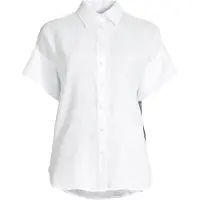 Ralph Lauren Chemisier 'BROONO-SHORT SLEEVE-SHIRT' blanc