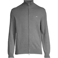 Gant Vestes en maille gris foncé