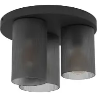 Eglo Lampe de plafond Colomera Fumer du verre dépoli