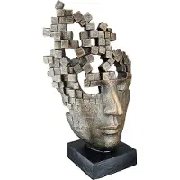 Casablanca by Gilde Visage, Male Mask, bronze H : 30 cm