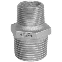 +GF+ Brystnippel sort reduction 2 x 1 1/2 (Réduction du tube)