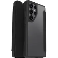 Otterbox React Folio (Samsung Galaxy S25 Ultra), Coque pour téléphone portable, Transparent, Noir