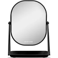 Gillian Jones Table With Tray-black Makeup Mirror Clair Femme
