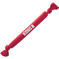 Kong 3x Signature Crunch Rope Single - Rouge (Jouet à mâcher pour chiens)