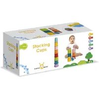 Happy Baby Regnbuefarvede Stablekopper 8 pcs.