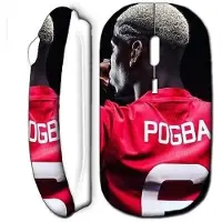 CAPACHEAP Souris Sans Fil Pogba Blanc