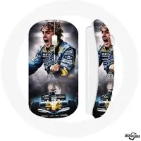 CAPACHEAP Souris Sans Fil Formule 1 Jaune Fernando alonso
