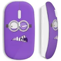 CAPACHEAP Souris Sans Fil Minions Violet
