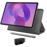 Lenovo Idea Tab Essentials Bundle 8GB 128GB Processeur MediaTek Dimensity 6300 2,40 GHz , Android 15 ou version ultérieure, 128 Go UFS 2.2 - EUBNDLIDEA50
