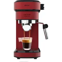 Cecotec Machine à café Express Cafelizzia 790 Steel Pro. Acier Inox, Système Thermoblock, 20Bars, Mode Auto pour 1 et 2 Café(s)