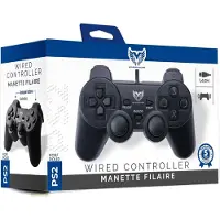 Trade invaders Manette de jeu PlayStation 2 filaire (PS2), Manette, Noir