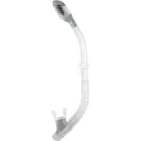 Cressi Dry Freediving Snorkel Argenté Enfants