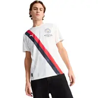 Puma Super Manchester City Fc Replica Junior Short Sleeve T-shirt Blanc 6-7 Years Enfants