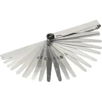 Bahco Jauge d'épaisseur Professionnelle Avec 26 Feuilles 106 Mm Argent Argent One Size